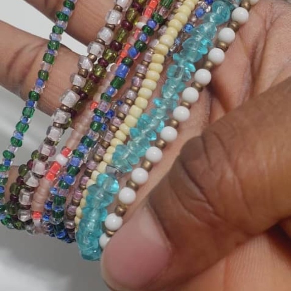 Bohemian Rhinestone Style Colorful Bracelets 🌴 - Picture 2 of 3